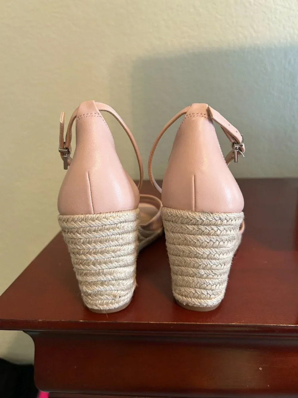 Vince Camuto Felyn Espadrille Wedge Sandal - Pale Peony - Size 11 - NWT